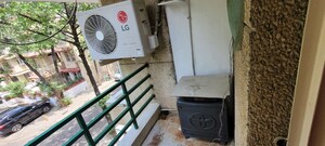 Balcony in 3 BHK Builder Floor at Sector 50 – for Rent