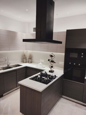 Kitchen in 3 BHK Builder Floor at Ardee City, Sector 52 – for Sale