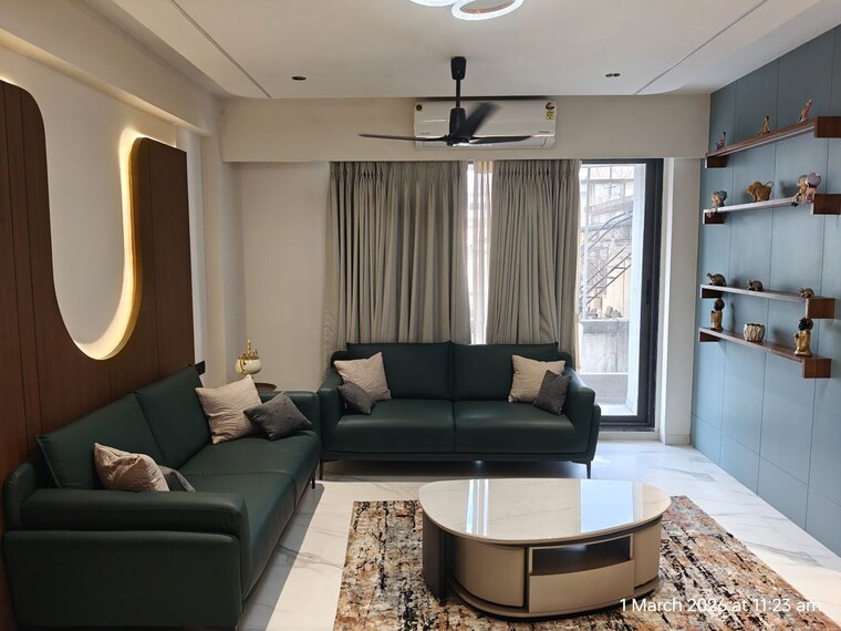 Living Room, adajan 3 Bedroom 2117 Sq.Ft. Apartment In Adajan Surat 10163908