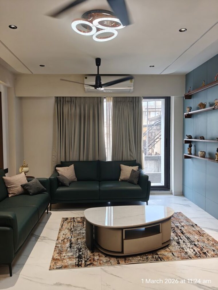 Living Room, adajan 3 Bedroom 2117 Sq.Ft. Apartment In Adajan Surat 10163908
