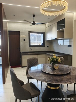 Kitchen in 3 BHK Apartment at Adajan – for Sale