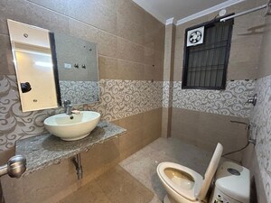 Bathroom in 3 BHK Builder Floor at Malviya Nagar – for Rent