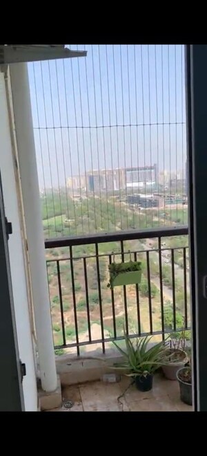 Balcony in 2.5 BHK Apartment at Amrapali Riverview, Amrapali Leisure Valley – for Rent