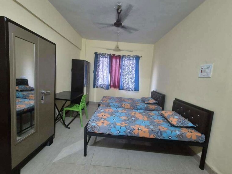 Bedroom, kopar khairane Pg For Girls In Kopar Khairane 10164023