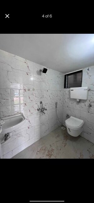 Bathroom in 1 RK Apartment at HCS Horizon, Mira Road – for Rent