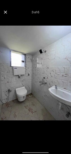 Bathroom in 1 RK Apartment at HCS Horizon, Mira Road – for Rent