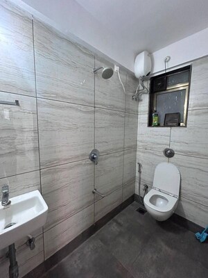 Bathroom in 2 BHK Apartment at New Ambivali, Andheri West – for Rent