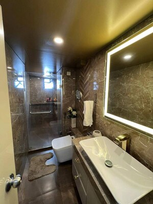 Bathroom in 3 BHK Apartment at Juhu – for Rent