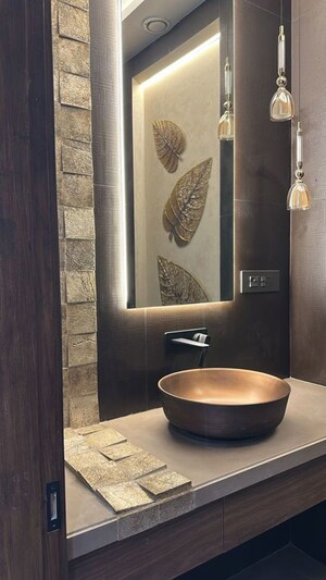 Bathroom in 3 BHK Apartment at Sattva Sumera, Dadar East – for Sale