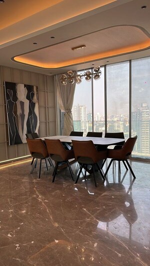 Dining area in 6+ BHK Penthouse at Lodha World One, Worli – for Sale