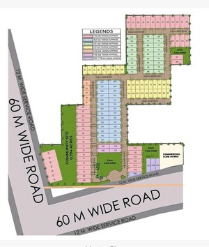  Plot – Exterior View View at Mapsko Aspr Hills, Sector 78 - for Sale