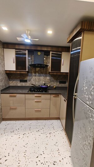 Kitchen in 3 BHK Builder Floor at Malviya Nagar – for Sale