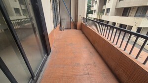 Balcony in 3 BHK Apartment at Kolte Patil Margosa Heights, Mohammadwadi – for Rent