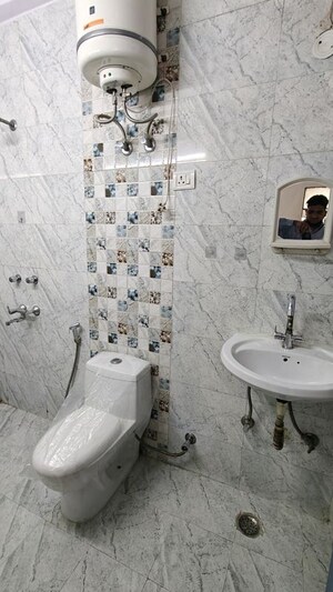 Bathroom in 1 BHK Builder Floor at Malviya Nagar – for Sale