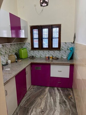 Kitchen in 1 BHK Builder Floor at Dehradun Cantt – for Rent