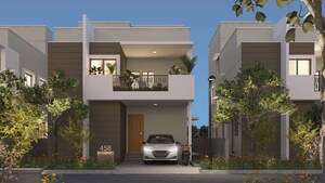 3 BHK Villa – Exterior View View at Aurobindo Sansa County, Peeranchuruvu - for Sale