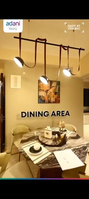 Living Room in 3 BHK Apartment at Adani Ten BKC, Bandra East – for Sale