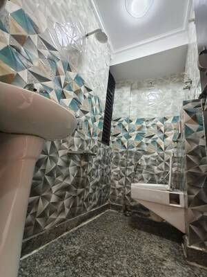 Staircase in 3 BHK Builder Floor at Nawada – for Rent