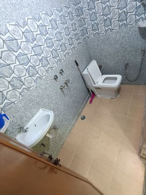 Bathroom in 2 BHK Builder Floor at Malviya Nagar – for Rent