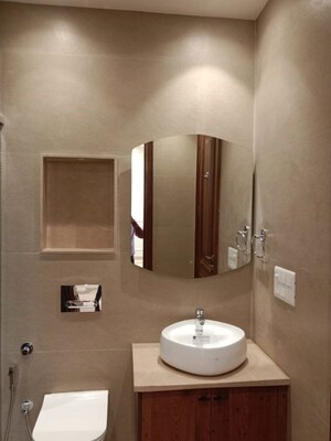 Bathroom in 3 BHK Builder Floor at Greater Kailash I – for Rent