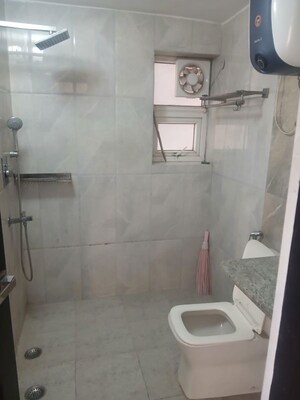 Bathroom in 3 BHK Apartment at Vasant Kunj – for Rent