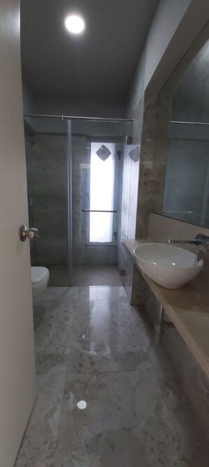 Bathroom in 3 BHK Apartment at Yashodhan Lovedale Residences, Malad West – for Rent