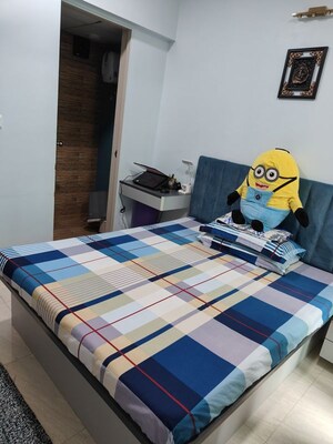 Bedroom in 2 BHK Apartment at Lodha Crown Quality Homes, Majiwada – for Rent