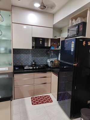 Kitchen in 2 BHK Apartment at Lodha Crown Quality Homes, Majiwada – for Rent