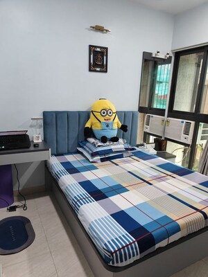 Bedroom in 2 BHK Apartment at Lodha Crown Quality Homes, Majiwada – for Rent