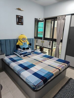 Bedroom in 2 BHK Apartment at Lodha Crown Quality Homes, Majiwada – for Rent