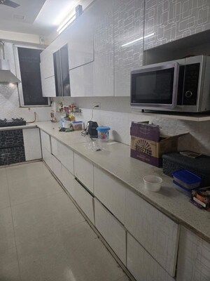 Kitchen in 3 BHK Builder Floor at Heritage Homes, Sector 9 – for Rent