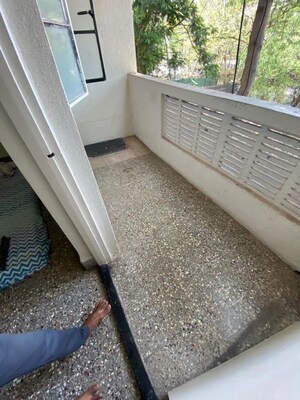 Balcony in 2 BHK Apartment at Tejashree CHS Bhusari Colony, Bhusari Colony – for Sale