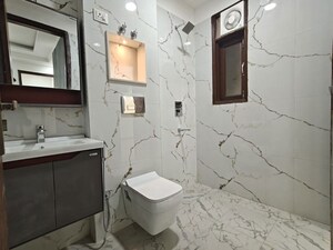 Bathroom in 3 BHK Builder Floor at Chattarpur – for Sale