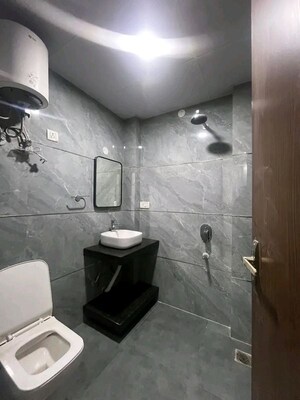 Bathroom in 2 BHK Apartment at Chattarpur – for Rent