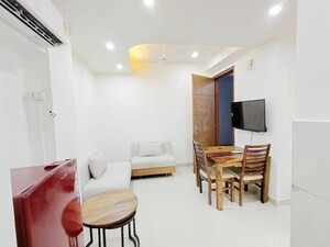 Living Room in 1 BHK Apartment at Saket – for Rent