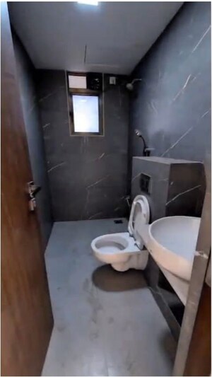 Bathroom in 3 BHK Apartment at Hubtown Seasons, Chembur – for Rent