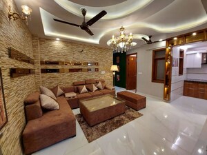 Living Room in 3 BHK Builder Floor at Dwarka Mor – for Rent