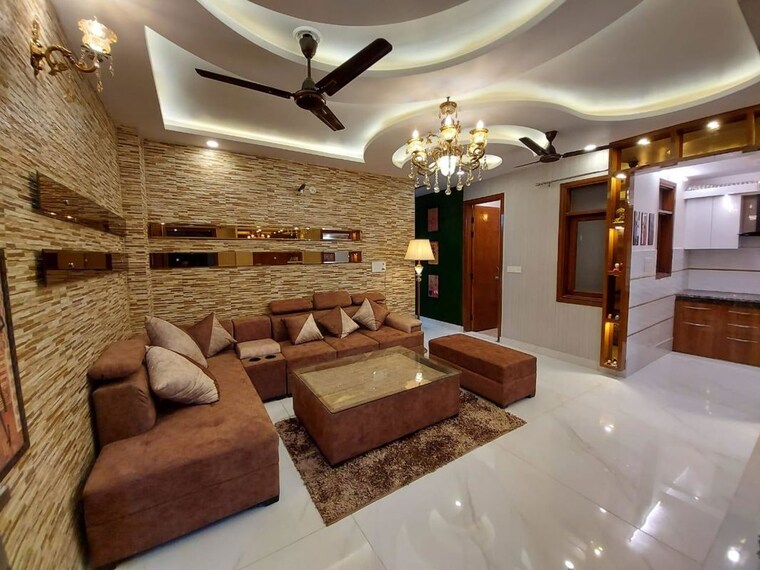 Living Room, dwarka mor 3 Bedroom 1050 Sq.Ft. Builder Floor In Dwarka Mor Delhi 10164638