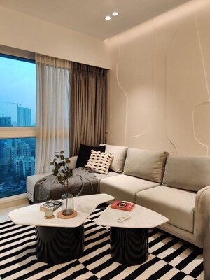 Living Room in 2 BHK Apartment at A And O F Residences Malad, Malad East – for Rent