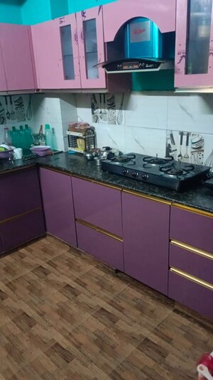 Kitchen in 3 BHK Apartment at Crystal View Apartment, Faizabad Road – for Rent
