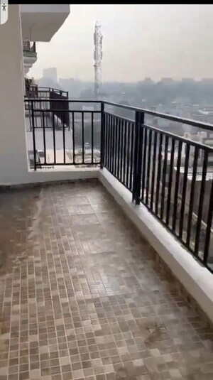 Balcony in 3 BHK Apartment at Omaxe The Palace, Gomti Nagar – for Rent