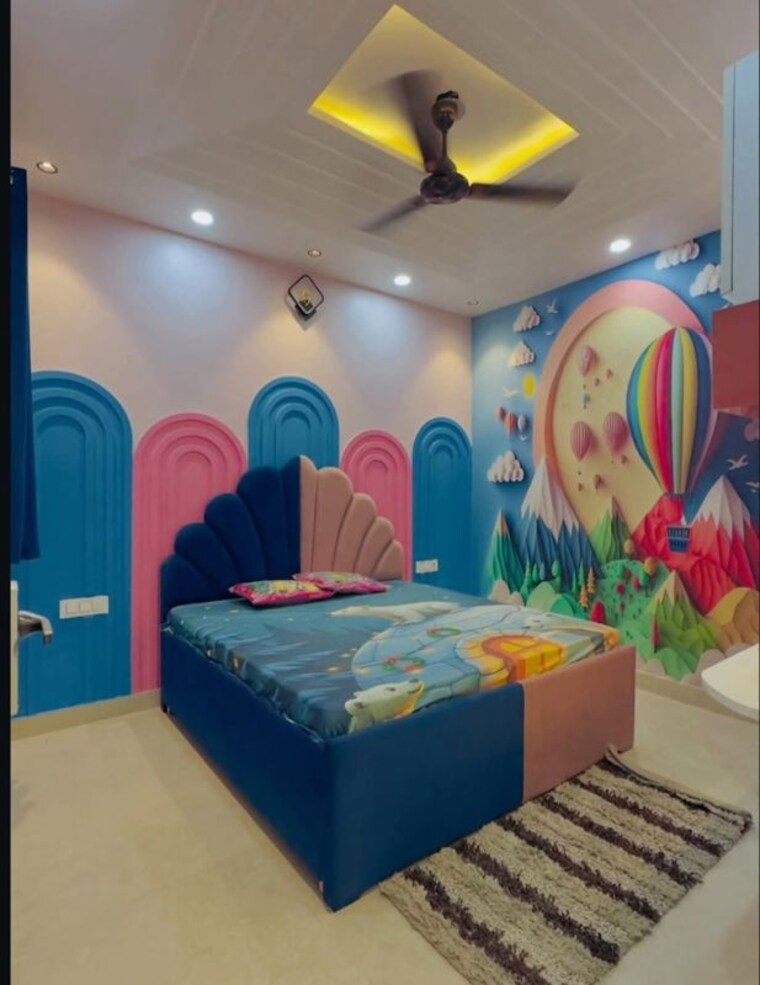 Bedroom, uttam nagar 4 Bedroom 1351 Sq.Ft. Builder Floor In Uttam Nagar Delhi 10164747