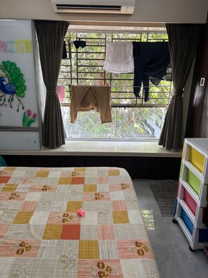 Bedroom in 2 BHK Apartment at Pankaj Mansion, Worli – for Rent