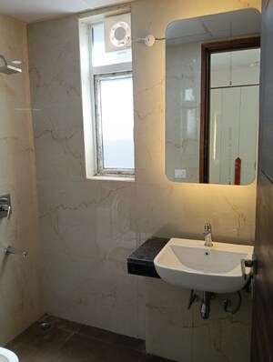 Bathroom in 3.5 BHK Builder Floor at Smart World Gems, Sector 89 – for Rent