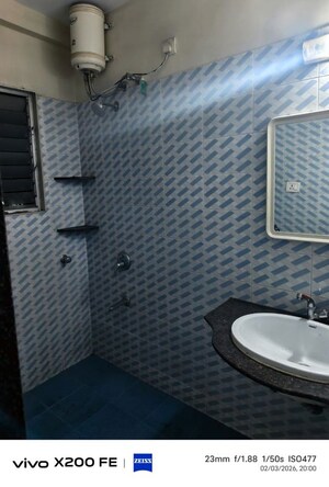 Bathroom in 1 BHK Apartment at Wadgaon Sheri – for Rent