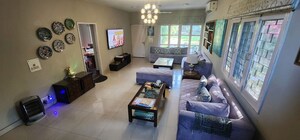 Living Room in 2.5 BHK Independent House at Sainik Farm – for Rent