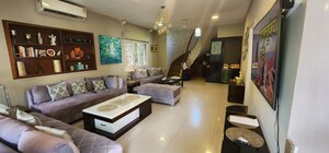 Living Room in 2.5 BHK Independent House at Sainik Farm – for Rent
