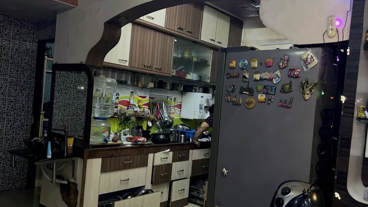 Kitchen, green-heritage 3 Bedroom 1700 Sq.Ft. Apartment In Kharghar Navi Mumbai 10164810