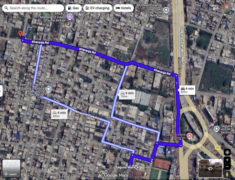 Map Location, mainpura Commercial Shop 99 Sq.Ft. In Mainpura Patna 10164653