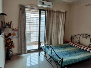Bedroom in 3 BHK Apartment at Mahaavir Jyoti, Kharghar Sector 10 – for Rent